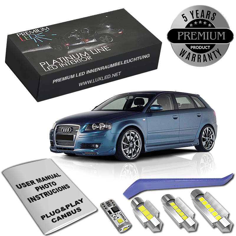 Audi A3 8P LED Κιτ Εσωτερικού Φωτισμού