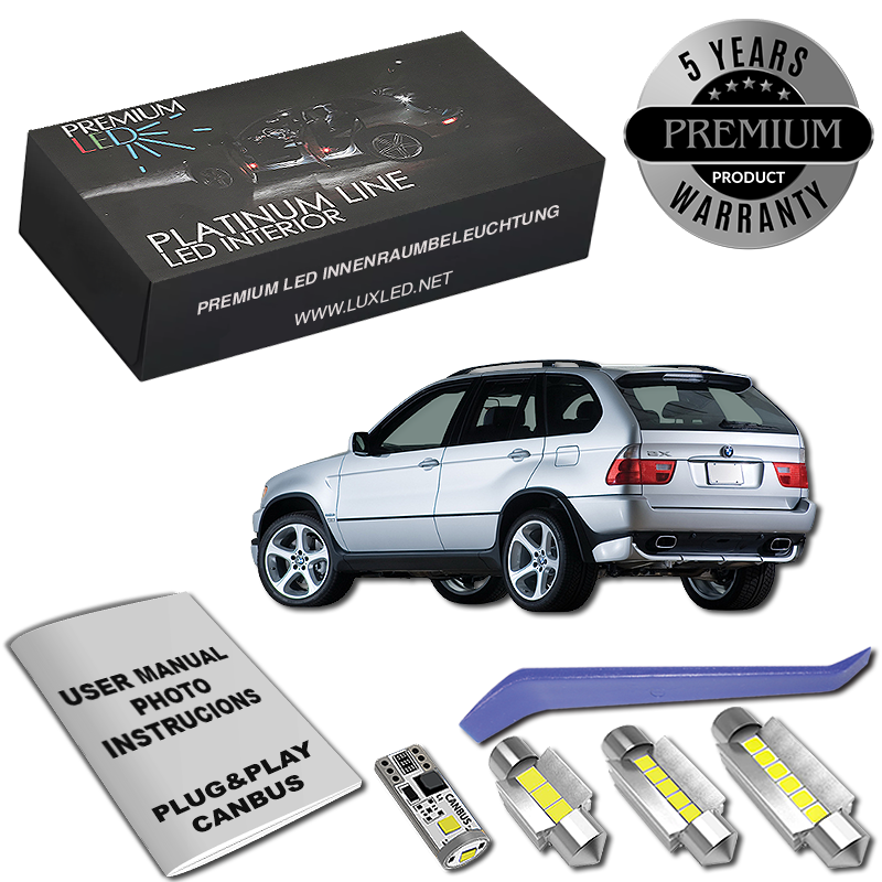 BMW X5 E53 LED Κιτ Εσωτερικού Φωτισμού