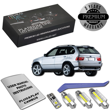BMW X5 E53 LED Κιτ Εσωτερικού Φωτισμού