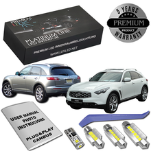 Infiniti FX30 FX35 FX37 QX70 LED Κιτ Εσωτερικού Φωτισμού