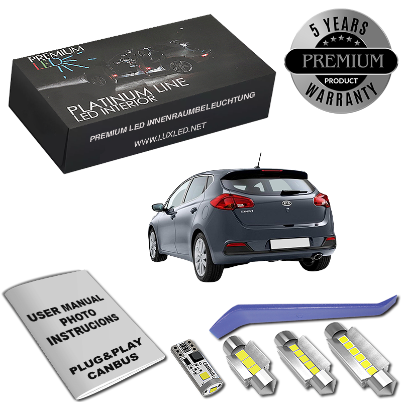 KIA Ceed JD LED Κιτ Εσωτερικού Φωτισμού