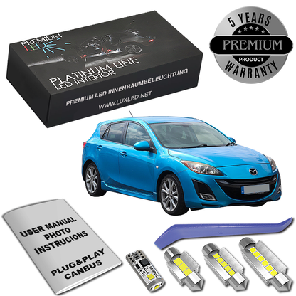 Mazda 3 BL LED Κιτ Εσωτερικού Φωτισμού