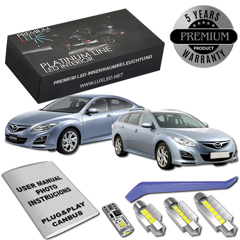 Mazda 6 GH LED Κιτ Εσωτερικού Φωτισμού