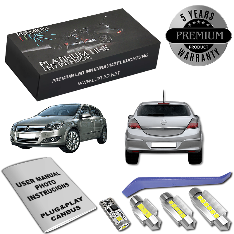 Opel Astra H LED Κιτ Εσωτερικού Φωτισμού