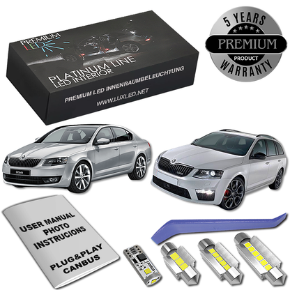 Skoda Octavia 3 LED Κιτ Εσωτερικού Φωτισμού