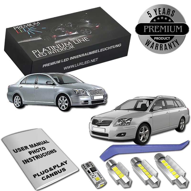 Toyota Avensis T25 LED Κιτ Εσωτερικού Φωτισμού