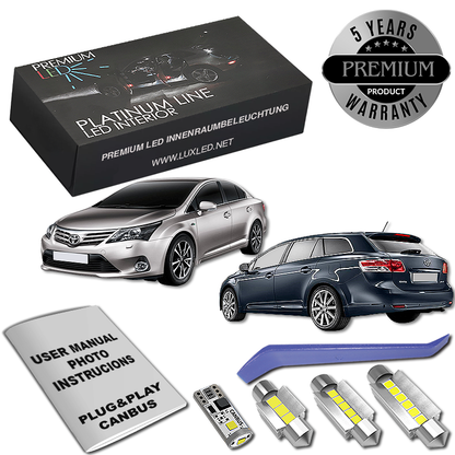 Toyota Avensis T27 LED Κιτ Εσωτερικού Φωτισμού