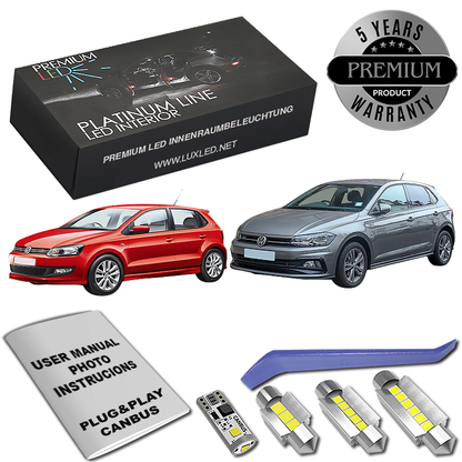 VW Polo 6R LED Κιτ Εσωτερικού Φωτισμού